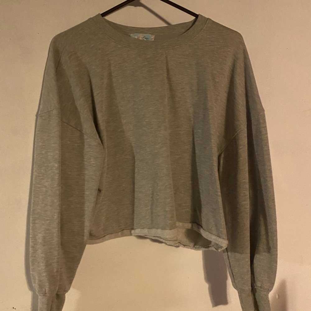 Hippie Rose Lounge Cropped Crewneck